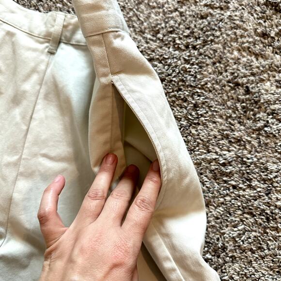 VTG RALPH LAUREN SPORT High Rise Khaki Shorts Size 8 Retro Y2K Indie Hipster - Picture 3 of 11